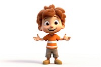 Child cartoon toy white background. AI generated Image by rawpixel.