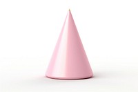 Geometric cone white background celebration anniversary. AI generated Image by rawpixel.