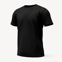 Black t-shirt with design space