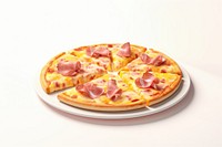 Pizza cheese food ham. AI generated Image by rawpixel.