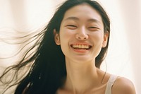 Asian laughing smiling adult. AI generated Image by rawpixel.