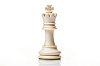 Chess game white background intelligence. 