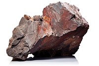 Igneous rock mineral white background accessories. AI generated Image by rawpixel.