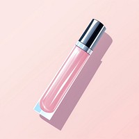 Lip gloss cosmetics perfume bottle. AI generated Image by rawpixel.