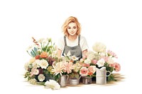 Florist gardening flower nature. AI generated Image by rawpixel.