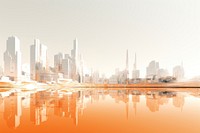 Future city landscape architecture cityscape. AI generated Image by rawpixel.