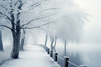 Misty wallpapers landscape outdoors nature. AI generated Image by rawpixel.