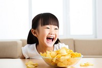 Eating happy food bowl. AI generated Image by rawpixel.