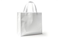 White shopping bag handbag white background celebration. AI generated Image by rawpixel.