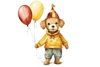 Dog balloon party toy. AI generated Image by rawpixel.