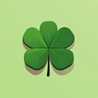 Four leaf clover green pattern circle. AI generated Image by rawpixel.