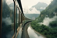 Train train architecture outdoors. AI generated Image by rawpixel.