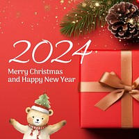 Christmas & new year  Instagram post template