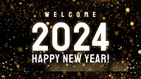 New year  blog banner template