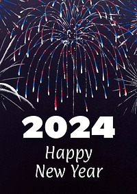 New Year 2024   poster template
