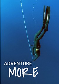 Adventure more poster template