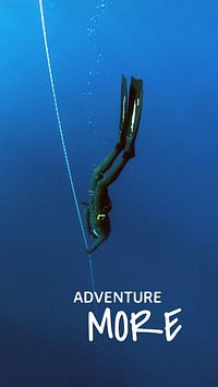 Adventure more  Instagram story template