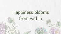 Inspirational quote blog banner template