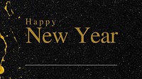 Happy New Year blog banner template