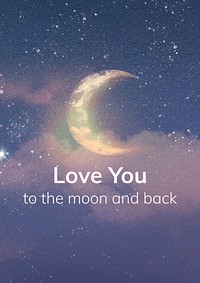 Love quote  poster template