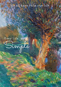 Keep it simple  poster template