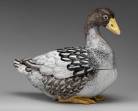 Tureen in the form of a goose (one of a pair)