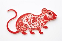 Rat chinese zodiac animal rodent mammal. AI generated Image by rawpixel.