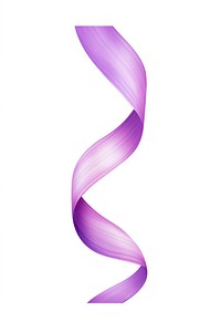 Spiral purple line ribbon banner white background abstract lavender. AI generated Image by rawpixel.