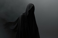 Ghost black silhouette monochrome. AI generated Image by rawpixel.