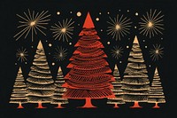 Vintage Christmas style christmas illuminated celebration. AI generated Image by rawpixel.
