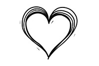 Heart white line logo. AI generated Image by rawpixel.