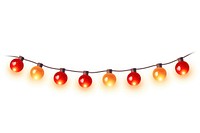 Christmas string lights lighting white background illuminated. AI generated Image by rawpixel.