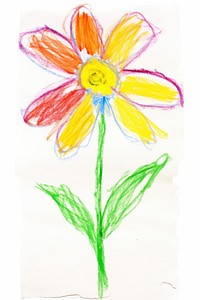 Drawing flower painting pattern. AI generated Image by rawpixel.