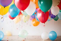 Colorful balloons party fun celebration. AI generated Image by rawpixel.