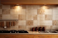 Tiles texture kitchen architecture building. AI generated Image by rawpixel.