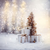 Christmas outdoors nature white. AI generated Image by rawpixel.