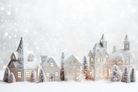 Christmast theme outdoors winter white