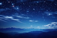 Night sky backgrounds landscape. AI generated Image by rawpixel.
