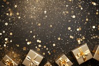 Realistic gifts box backgrounds snowflake confetti. AI generated Image by rawpixel.