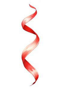 Spiral red line ribbon white background abstract flowing. AI generated Image by rawpixel.
