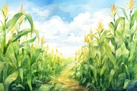Corn field. AI generated Image by rawpixel.