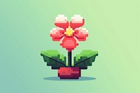 Cute tinny flower art graphics plant. AI generated Image by rawpixel.