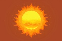 Sun sunlight outdoors shape. AI generated Image by rawpixel.