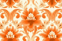 Vintage pattern muted orange backgrounds creativity decoration. AI generated Image by rawpixel.