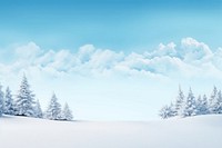 Christmas landscape tree outdoors. AI generated Image by rawpixel.