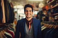 Clothing store smiling adult smile. AI generated Image by rawpixel.