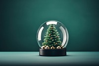 Christmas tree plant glass. AI generated Image by rawpixel.