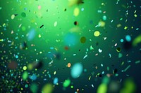 Festive confetti backgrounds green. AI generated Image by rawpixel.