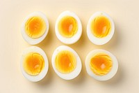 Boiled egg food freshness circle. AI generated Image by rawpixel.