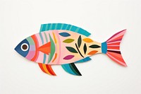 Fish animal craft white background. AI generated Image by rawpixel.
